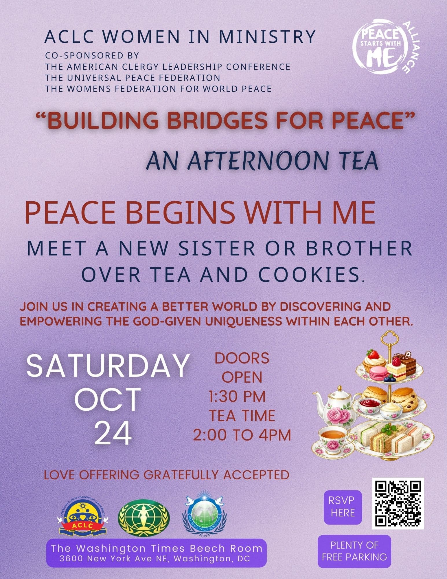 ACLC Women in Ministry: Building Bridges for Peace – An Afternoon Tea